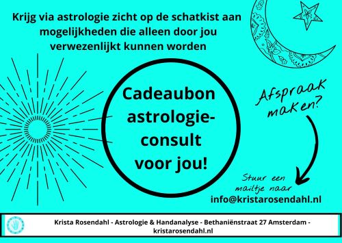 geef een astrologisch consult cadeau bij Astrologielab van Krista